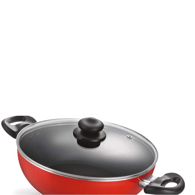 Prestige judge 3.2 liter Delux Non stick kadai with glass Lid 26c